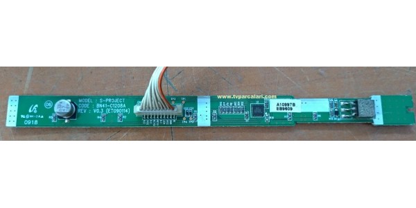 BN41-01208A, S-PROJECT, Dokunmatik tuş takımı ve kumanda alıcı göz